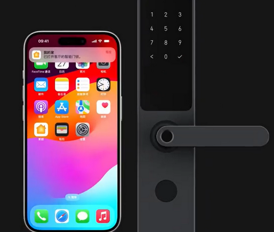 池州iPhone维修站分享在iPhone上使用家庭钥匙开启智能门锁 