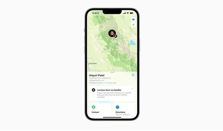 池州苹果14维修分享iPhone14系列中 FindMy功能通过卫星分享位置方法教程 