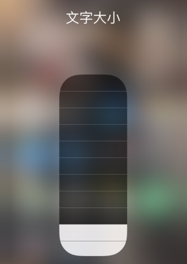 池州苹果手机维修分享小技巧：在 iPhone 控制中心快速调节字体大小 
